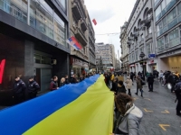 U CENTRU BEOGRADA PROTEST PROTIV RATA U UKRAJINI: 'Zaustavite Putina'