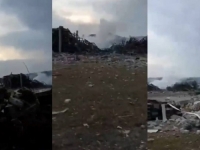 PROCURIO VIDEO: Nakon žestokih napada, sravnjena sa zemljom tvornica tenkova...