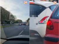 NEVJEROVATNA SCENA U ZADRU: Mladić kroz prozor automobila izvadio raketni bacač (VIDEO)