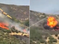 UŽAS U GRČKOJ: Kanader se srušio dok je gasio požar, kamere uhvatile uznemirujući trenutak (VIDEO)