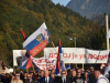 OKUPLJANJE PRORUSKIH SEPARATISTA: Dodik jedva okupio 200 pristalica u Novom Goraždu, nosili Putinove slike i zastave Rusije (FOTO)