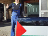 'REMEK DJELO MOJIH RUKU ZA PALESTINU': Autolakirer u Visokom, ofabrao haubu u zastavu Palestine pa je okačio na objekat (VIDEO)
