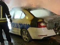GORI VATRA: U Banjoj Luci izgorio policijski automobil, oglasili se iz MUP-a Republike Srpske...