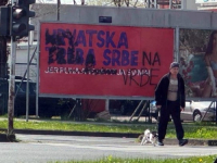 UNIŠTEN SDSS-ov PLAKAT U ZAGREBU: Sad piše 'Srbe na vrbe'