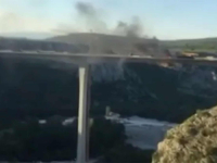 DRAMA U HERCEGOVINI: Eksplozija i požar na mostu Počitelj, pogledajte snimak...