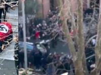 SKANDAL U ITALIJI: Nacistička zastava na mrtvačkom sanduku, podizanje desnice... (FOTO, VIDEO)