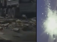 JEDNIM KLIKOM NA RAČUNARU RUSKI KONVOJ JE ZBRISAN SA ZEMLJE: Pogledajte snimak razornog napada turskog drona na rusku vojsku (VIDEO)