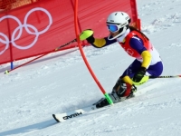 RUKE SU U ZRAKU: Bosanskohercegovačka skijašica Esma Alić na Olimpijskim igrama završila nastup u slalomu...