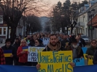 CETINJE NE PRESTAJE SA PROTESTIMA: 'Ukrajina se bori za sve nas'