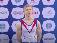 REVOLT UKRAJINACA: Zloglasno 'Z' sa ruskih tenkova se pojavilo na podijumu SP u gimnastici (VIDEO)