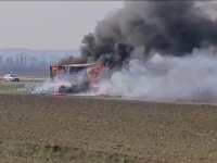 VELIKI POŽAR NA AUTOCESTI: Zapalio se kamion kod Nove Gradiške, službe stigle na lice mjesta (FOTO, VIDEO)