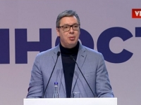 ALEKSANDAR VUČIĆ NA PREDIZBORNOM SKUPU U UŽICU: 'Mi nikad ne trebamo ući u NATO jer ne smijemo zaboraviti našu...'
