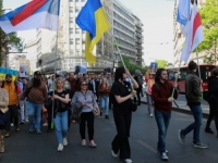 ANTIRATNI SKUP U BEOGRADU: Građani Srbije poručili da Putin ne želi mir za Vaskrs