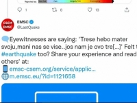 EMSC ZAPALIO DRUŠTVENE MREŽE NAKON NOVOG POTRESA U BiH: 'Trese hebo mater svoju'