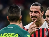 DOK MU JE NIZ LICE TEKLA KRV: Otkriveno šta je u naletu bijesa Ibrahimović rekao sudiji nakon sudara u šesnaestercu (VIDEO)