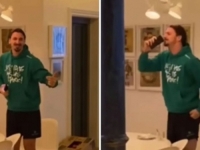NOVI NARODNJAK NA ZLATANOVOM REPERTOARU: Ibrahimović zapjevao hit poznatog folk pjevača, evo kako je zvučao (VIDEO)