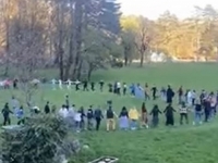 JEZIVI SNIMCI ŠOKIRALI CRNOGORSKU JAVNOST: Na Cetinju izveden svetosavski ritual 'krvi i tla', u organizaciji udruženja mladih SS 'Vasilije Kačavenda'...