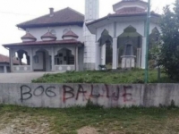SRAMOTNO: U blizini džamije u Žepču osvanuo nacionalistički grafit