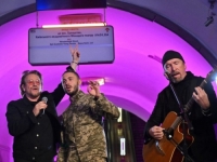 BONO VOX I THE EDGE U KIJEVSKOM METROU: 'Ukrajinci se bore za sve nas koji volimo slobodu' (VIDEO)