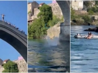 SVAKA ČAST: Kako su Mostarci spasili turistu iz Neretve nakon skoka sa Starog mosta (VIDEO)
