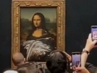 JADNA GIOCONDA: Prerušio se u ženu sa invaliditetom pa kolačem pogodio Mona Lisu (VIDEO)