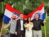 IGRA ZA HRVATSKU: Rukometaš Igor Karačić se vjenčao u Mostaru uz zastavu Zrinjskog