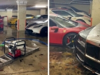 KAKVA MEGAŠTETA: Deseci skupocjenih automobila bili parkirani u garaži, a onda je stigao uragan (VIDEO)