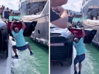 ZA LAJK VIŠE: Ovaj tip voli visjeti s vrata najskupljih automobila (VIDEO)