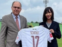 DOBRODOŠLICA NA KOŠEVU: Direktorica FK Sarajevo ugostila Christiana Schmidta, razgovarali su o...