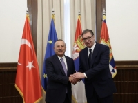 VUČIĆ NAKON SASTANKA S CAVUSOGLUOM: 'Hvala Turskoj što investira u Srbiju'