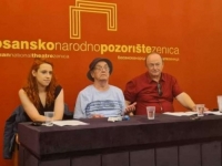STIŽU I ZENIČANIN TARIK FILIPOVIĆ I SARAJKA DARIA LORENCI FLATZ: Predstavom 'Neće biti smak svijeta' otvoren...