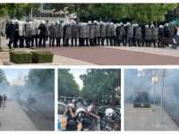 BURNO U NIKŠIĆU: Sukob građana nakon što su gradom kružili automobili s trobojkama, policija intervenisala (VIDEO)