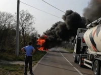 SAOPĆENJA BIHAMK-a PAŽLJIVO ČITAJTE: Zbog zapaljene cisterne obustavljen saobraćaj na magistralnom putu...