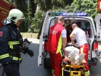 'SB' PATROLA: Pogledajte vježbu spašavanja ljudi iz zgrade u plamenu u Sarajevu (FOTO)