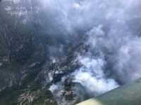 DEVETI DAN BORBE S VATRENOM STIHIJOM: Jak vjetar otežava gašenje požara na Blidinju