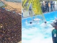 USTANAK U ŠRI LANKI: Predsjednik utekao, gnjevni demonstranti okupirali njegovu palaču, kupaju se u bazenu... (VIDEO)