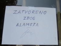 'ZATVORENO ZBOG ALAMETA, FAJRONT DOK VRUĆINE NE MINU': Natpis na radnji u Mostaru zbog paklene žege nasmijao sve
