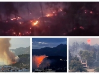 DRAMATIČNO U CRNOJ GORI: Požar kod Bara se širi na sve strane, naselja ostala bez struje (VIDEO)