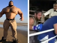 'IRANSKI HULK' I 'KAZAČKI GORILA': Tvrdio da je najjači čovjek na svijetu, a bježao je po ringu od protivnika (VIDEO)
