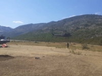 OD RANOG JUTRA: Helikopteri OS BiH intenzivno gase požar na području općine Neum