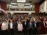 IZETBEGOVIĆ U KONJICU: 'Derivati SDA se danas najstrašnije bore protiv SDA; Jedino tamo gdje se Titov zatvorenik pitao, Alija, tamo je...'