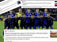 RUSIJA JE AGRESOR I (DVO)TAČKA: I sam pristanak NS BiH na utakmicu protiv Rusije ostat će neizbrisiva mrlja