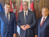 DESNOM STRANOM: Dodik u Beogradu sa Vučićem i Orbanom; Predsjednik SNSD-a van sebe