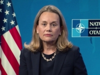 NAKON NAJAVE ZBOG OPASNOSTI OD RUSKE AGRESIJE: Američka ambasadorica u NATO-u Julianne Smith u ponedjeljak u Sarajevu