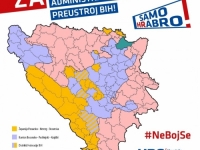 HRVATSKA REPUBLIKANSKA STRANKA CRTA NOVE KARTE: Teritorijalni preustroj FBiH ovako zamišljaju