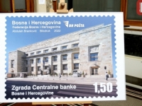 'SB' NA PROMOCIJI: Predstavljena poštanska marka 'Kulturno-historijsko naslijeđe - Zgrada Centralne banke BiH' (FOTO+VIDEO)