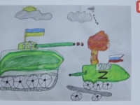 'SB' NA LICU MJESTA: U Sarajevu otvorena izložba 'Mama, ja ne želim rat!', predstavljeni crteži djece iz Ukrajine (FOTO)