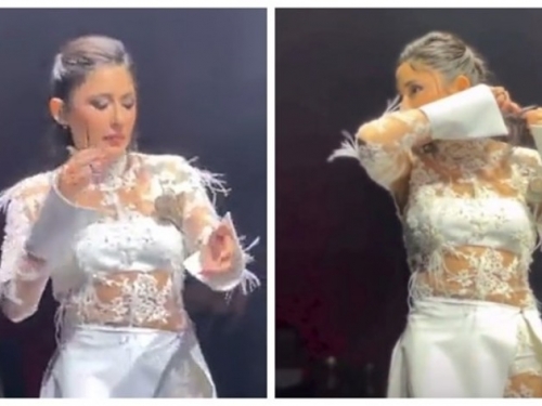 ZNAK SOLIDARNOSTI SA IRANKAMA: Turska pjevačica odrezala kosu na pozornici (VIDEO)