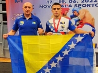 FANTASTIČAN USPJEH MLADOG BH. SPORTISTE: Bišćanin Amil Tutić juniorski prvak svijeta u kickboxu