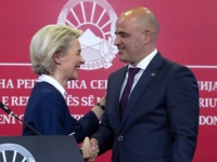 UOČI DOLASKA U SARAJEVO: Von der Leyen u Skoplju, potpisan sporazum o...